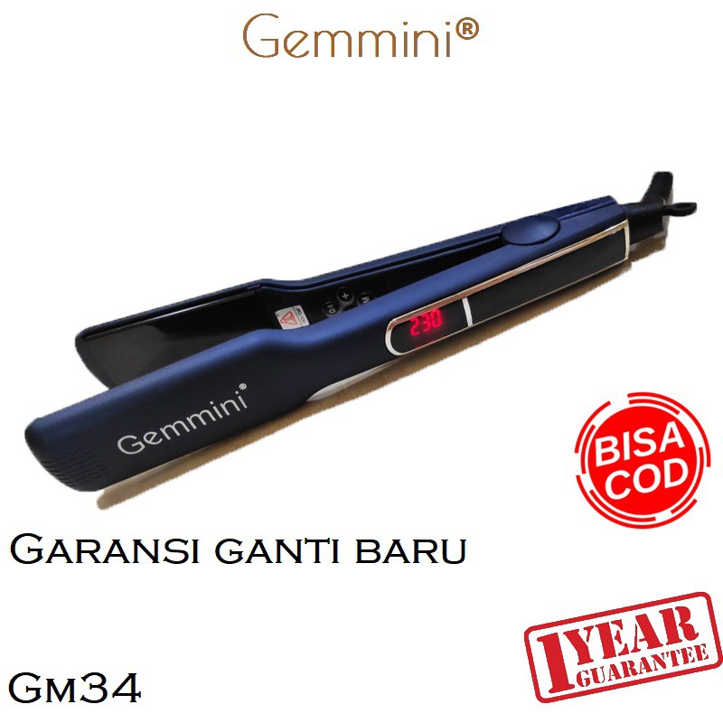 Catok High End Gemmini GM34 Digital Catokan Pelurus Rambut Kualitas Elite