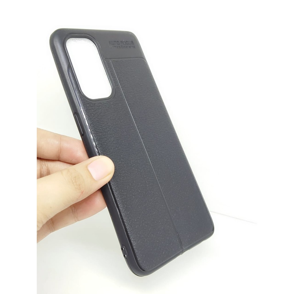 AutoFokus Oppo Reno 5 5G 4G 6.43 inchi Leather Soft Case AUTOFOCUS Motif Kulit Jeruk