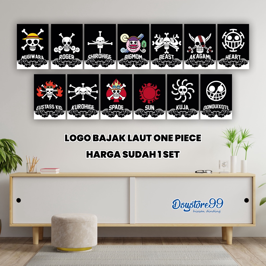 Poster Logo Bajak Laut One Piece