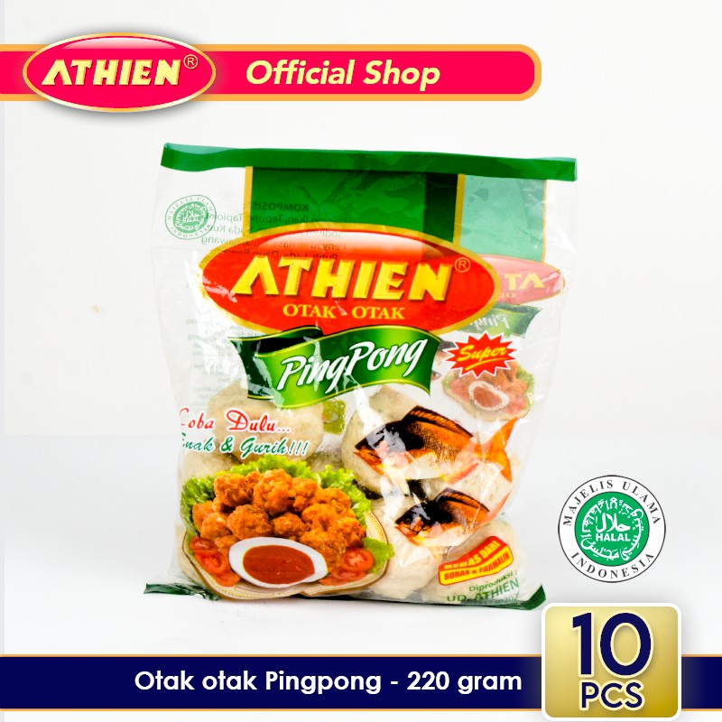 

Athien - Otak-otak Goreng Pingpong Ikan Asli Belitung / 220 gram