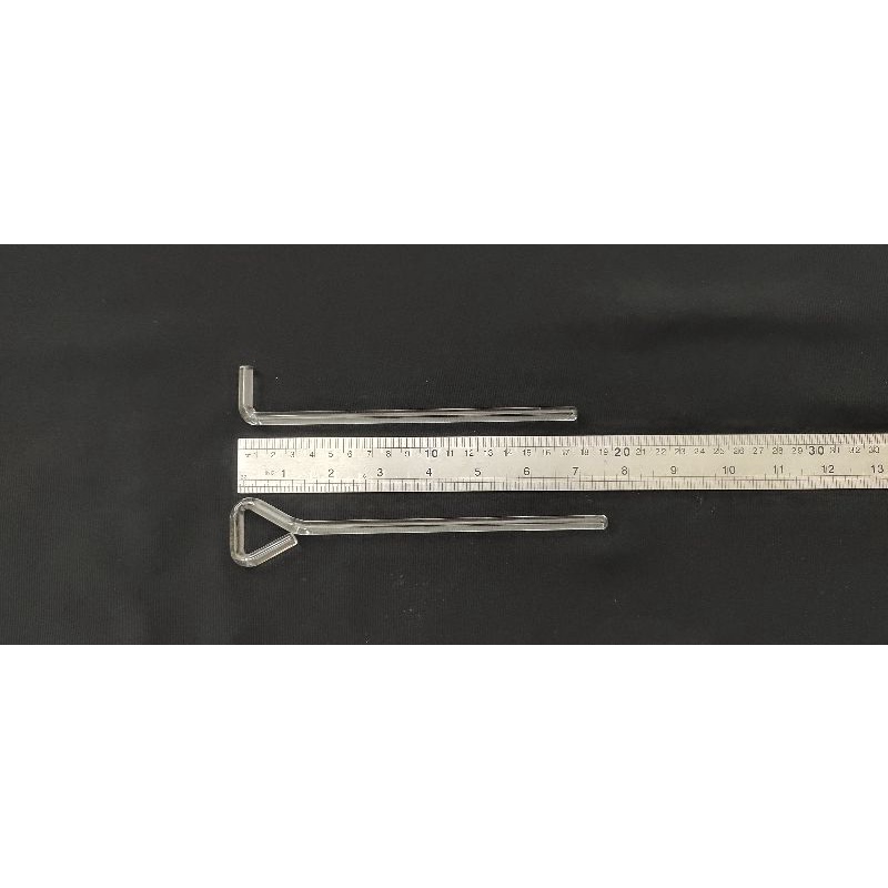 Batang perata L / Batang Perata Segitiga / Gelas Perata Segitiga / Rod Glass Spreader