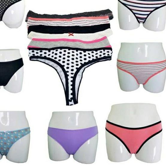 ✧Banyak Peminat✧ v~037 BIG Size Jumbo L - XL - XXL - XXXL - 4L Gstring Brief Underwear Thong Pakaian