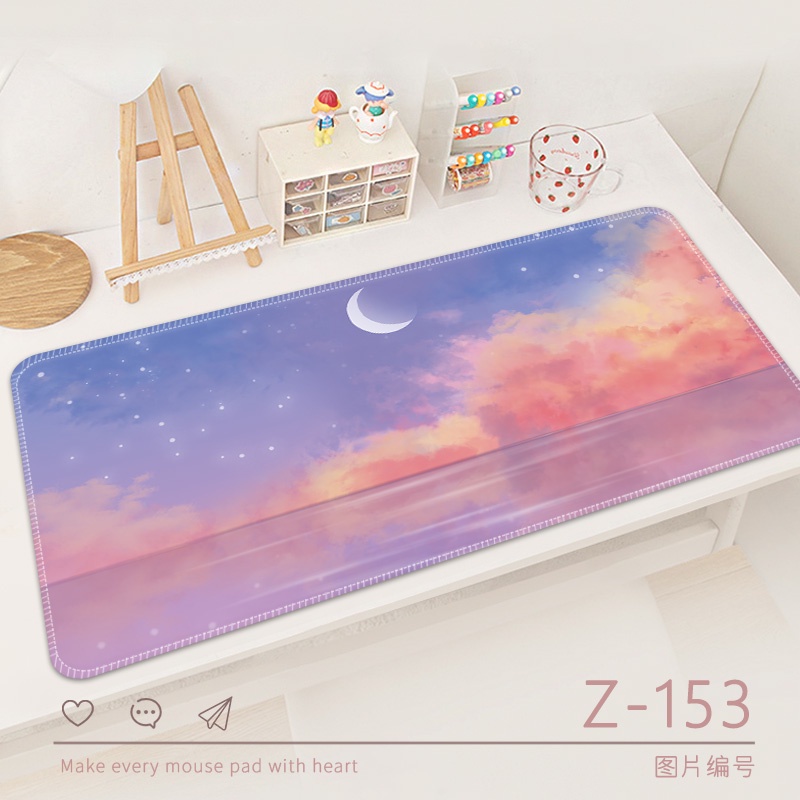 Mouse Pad Ukuran 80cm / 30cm / 0.3cm Tebal Untuk Meja Komputer