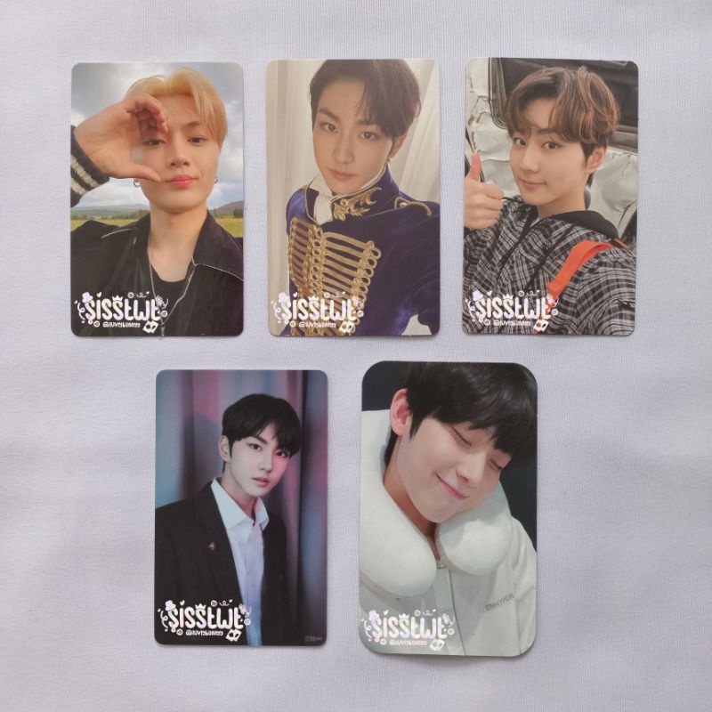 Photocard Jay, Jungwon, Sunoo Enhypen – BDO Dawn Setlove, BDC Up Selca Down Selca, Lucky Draw M2U, B