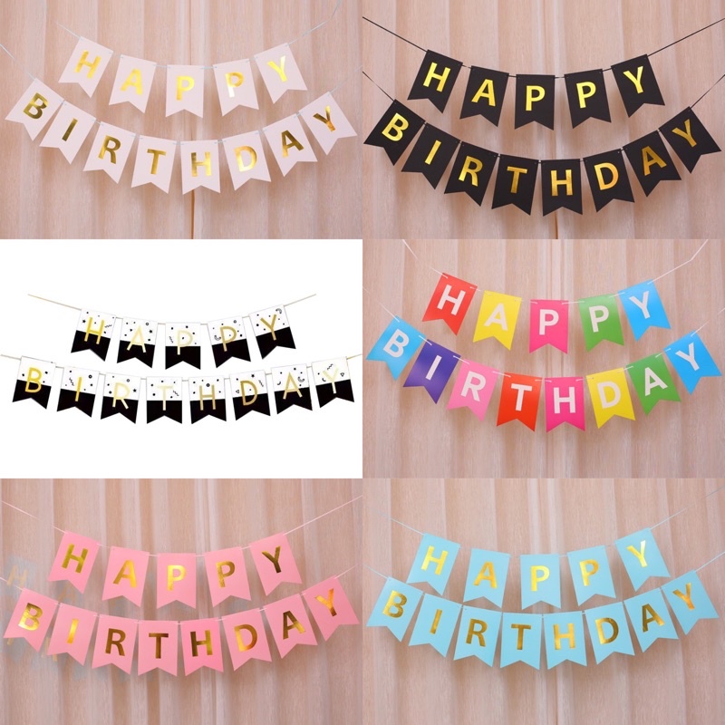 Jual Banner Happy Birthday / Banner Birthday / Banner Ulang Tahun