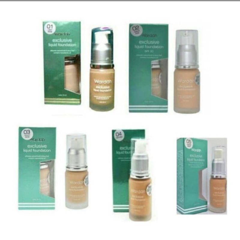 WARDAH EXCLUSIVE LIQUID FOUNDATION 100% ORIGINAL