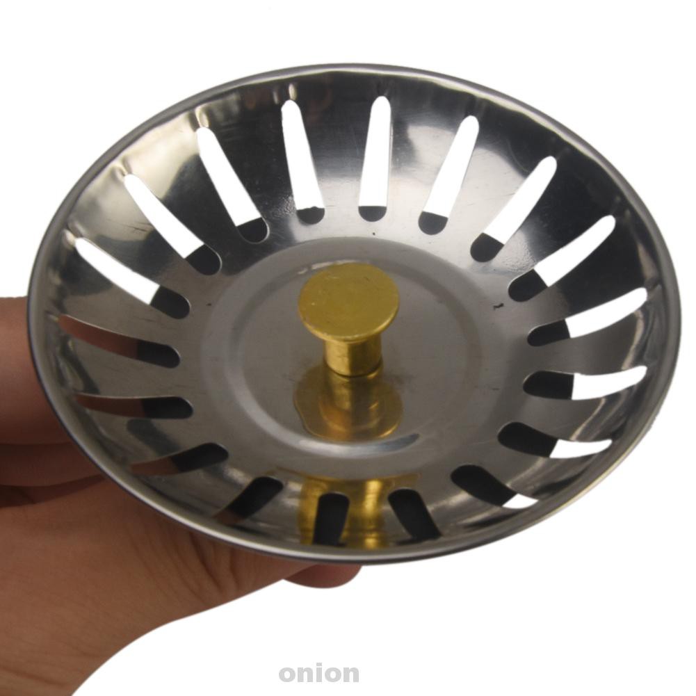 Bathroom Stainless Steel Kitchen Sink Easy Install Replacement Fitting Strainer Plug Shopee Indonesia