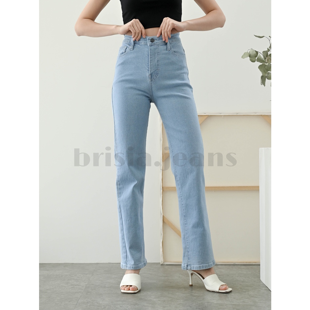 [SIZE 27-30] WENDY Strech Boyfriend Cullote Jeans (Highwaist Strech) - 2 WARNA