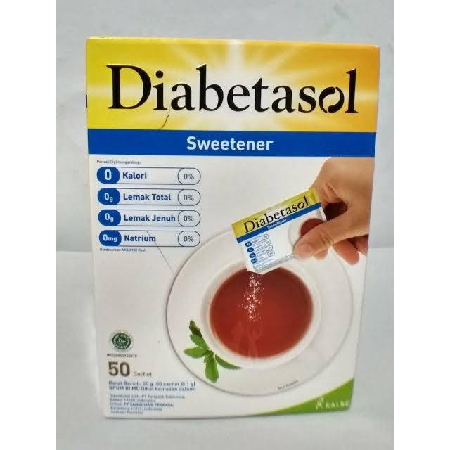 Diabetasol Sweetener 100 sachets | Gula Diabetasol