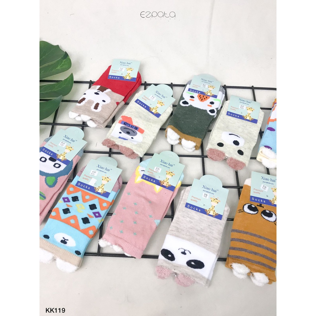 Kaos Kaki Hidden Sock TK Laki-laki Perempuan Unisex Motif Karakter Lucu Ala Korea Random Kekinian Terbaru