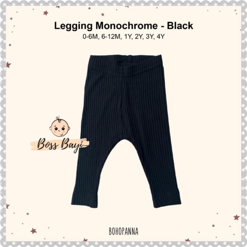 BOHOPANNA - Legging Bayi Anak / Celana Legging Buka Kaki