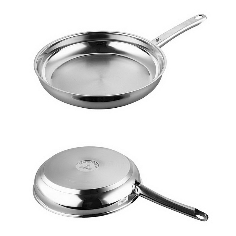Penggorengan Wajan WMF 24cm Stainless Steel Frying Pan Anti Lengket Cookware Panci Cromargan Teflon 