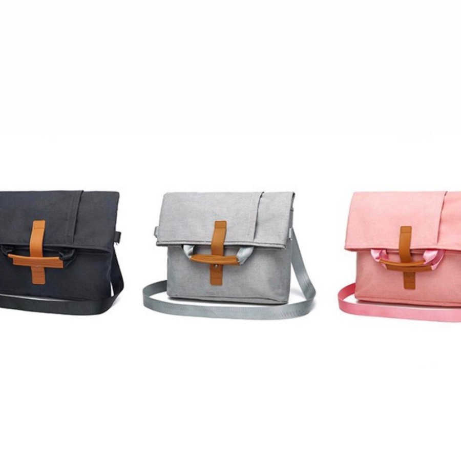 tas laptop selempang canvas folded 13 sd 17 inch