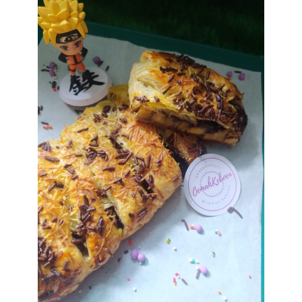 

Strudel Pisang Cokelat Keju