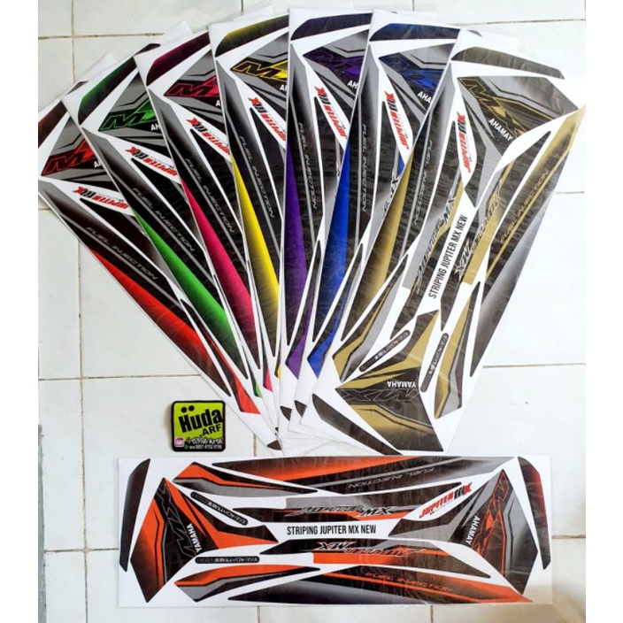 sticker njmx/striping variasi mx135/sticker custom njmx 135