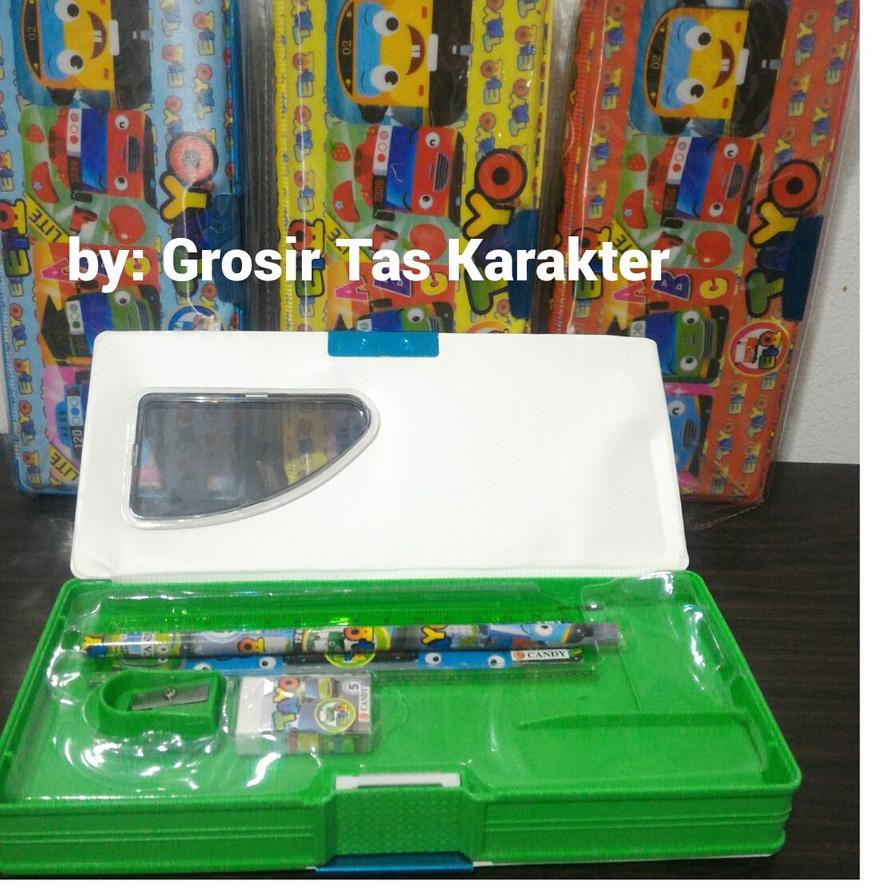 

*Diskon!! Tempat Pensil Anak Karakter Tayo The Little Bus Magnet Kotak Pensil Anak Laki Unik Murah A