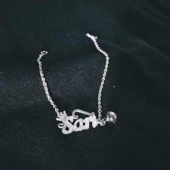 Gelang tangan perak nama