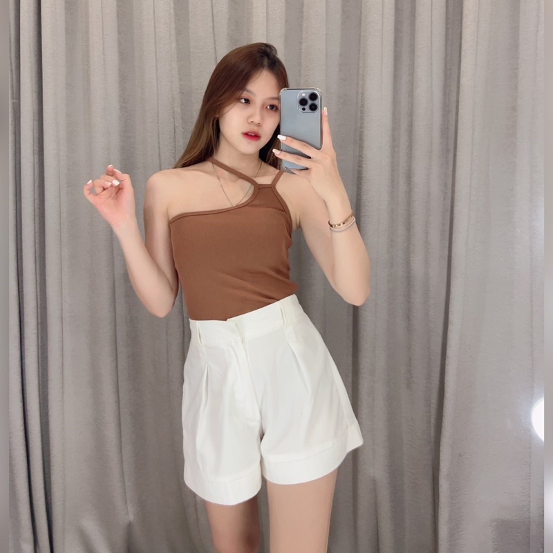 Jolly halter knit tanktop / Tanktop knit silang / cross tanktop