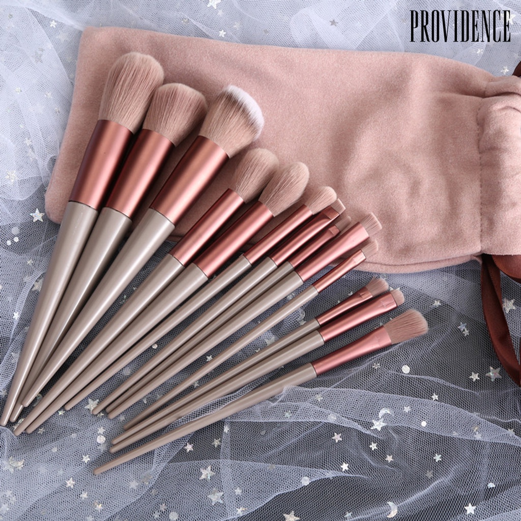 Providence 13pcs / Set Brush Foundation / Concealer / Bedak Ringan Untuk Makeup / Kosmetik Wanita