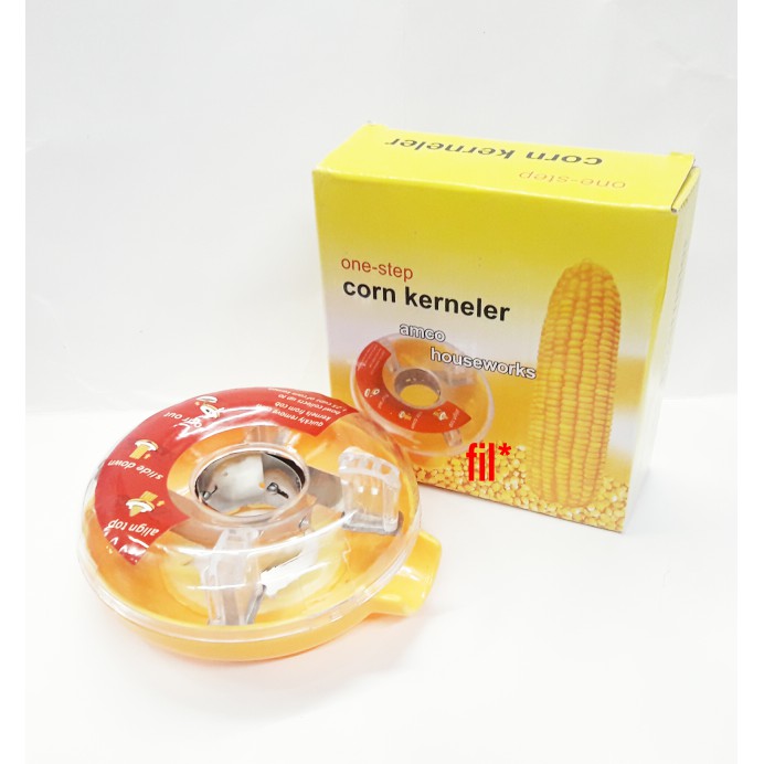 Travelmate Parutan serut / Pemotong Jagung Donat Unik / Corn Peeler / Chopper