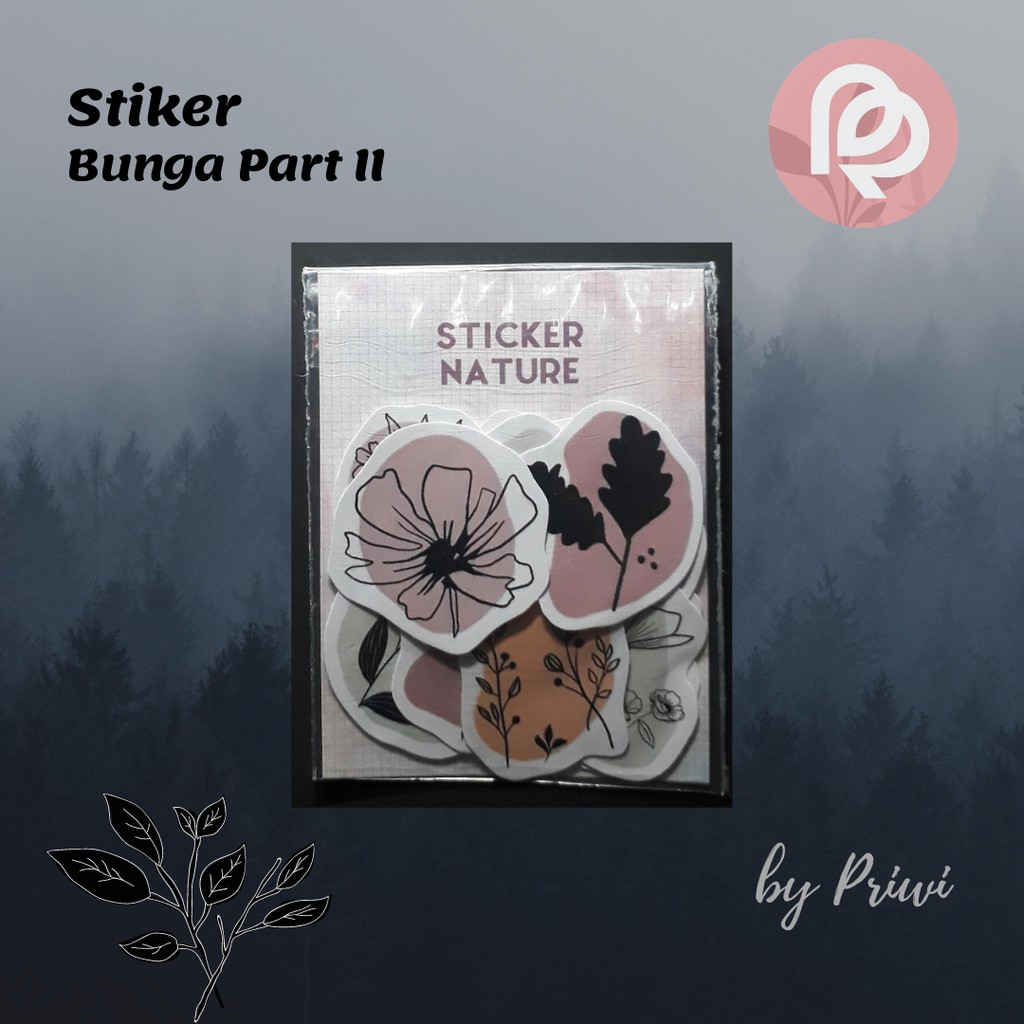 

[15 PCS] STIKER BUNGA VERSI 2