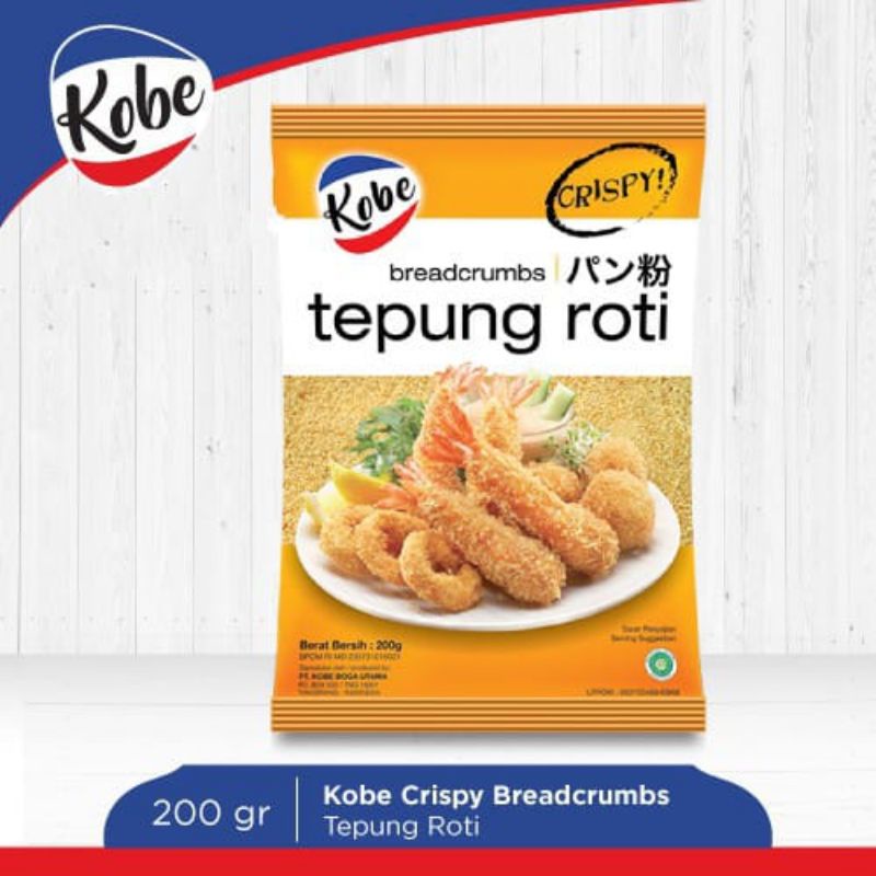 

KOBE CRISPY BREADCRUMBS TEPUNG ROTI 200GR