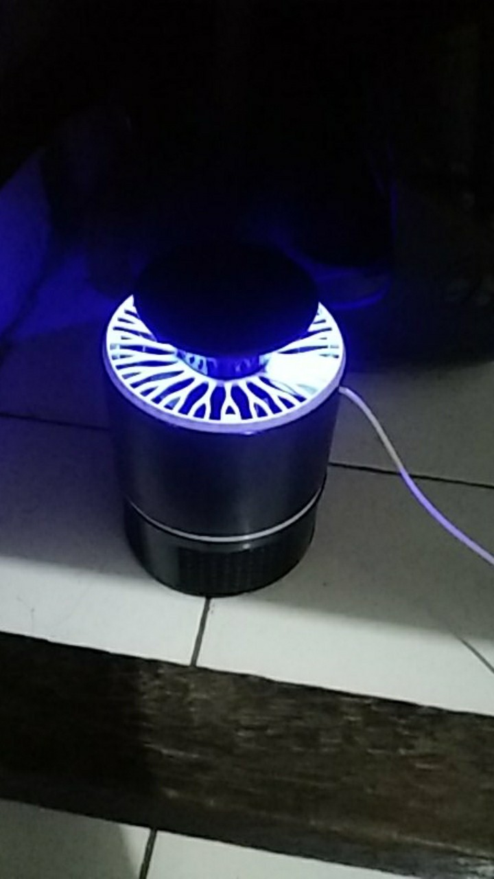 Perangkap Nyamuk Jebakan Lalat Kipas Lampu Led Uv Ultraviolet Elektrik