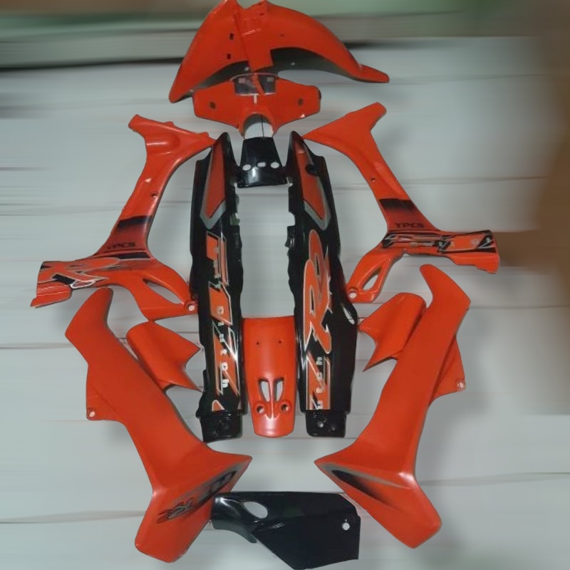 body Fiz r full set body halus orange hitam