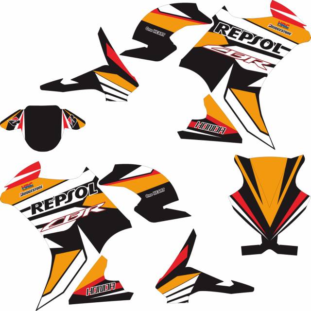 Sticker CBR150R K45 Lokal Fullbody Repsol