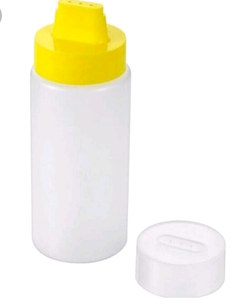 Mayonnaise Botol Dispenser Saus Tomatsalad Model Tekan Dengan 4 Lubang Untuk Dapur