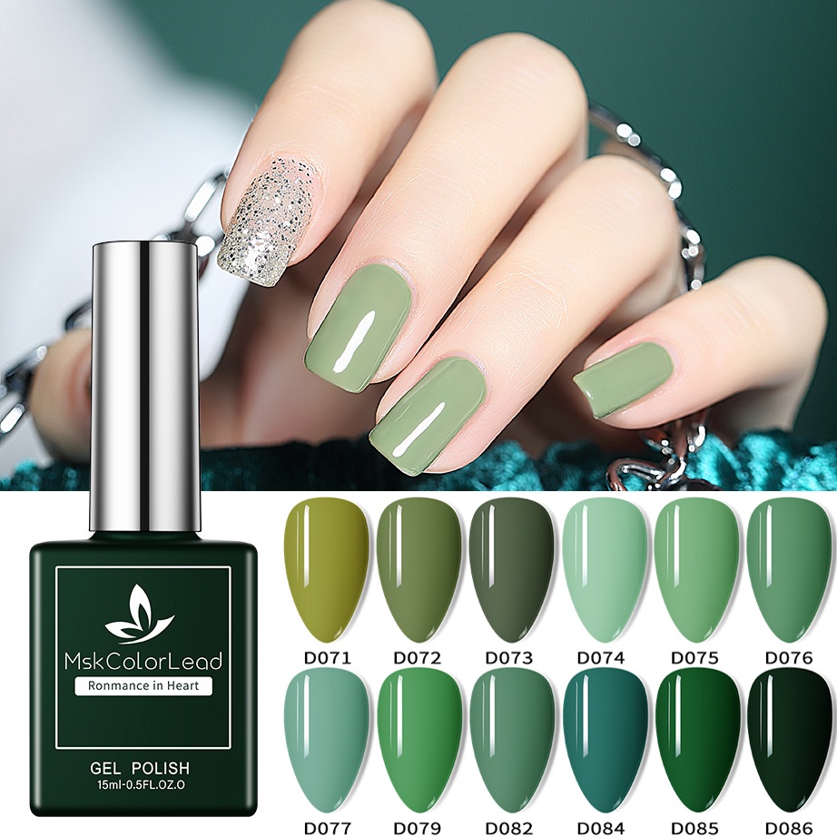 MAKCOLORLEAD (71-86)Nail gel Polish Kutek Halal Professional Nail Art  Gel UV LED Nail Art Nail Poli