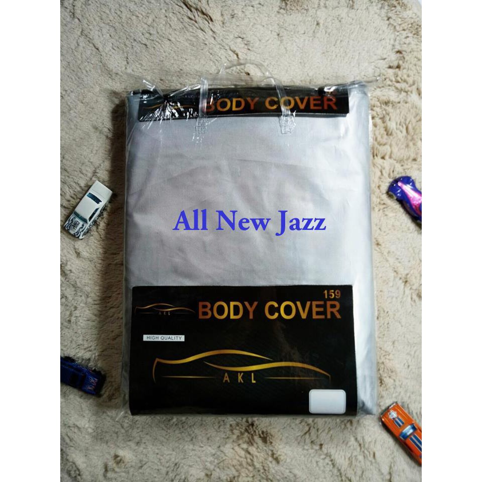 All New Jazz Silver Coating Body Cover Mobil/Sarung Mobil/SelimutMobil