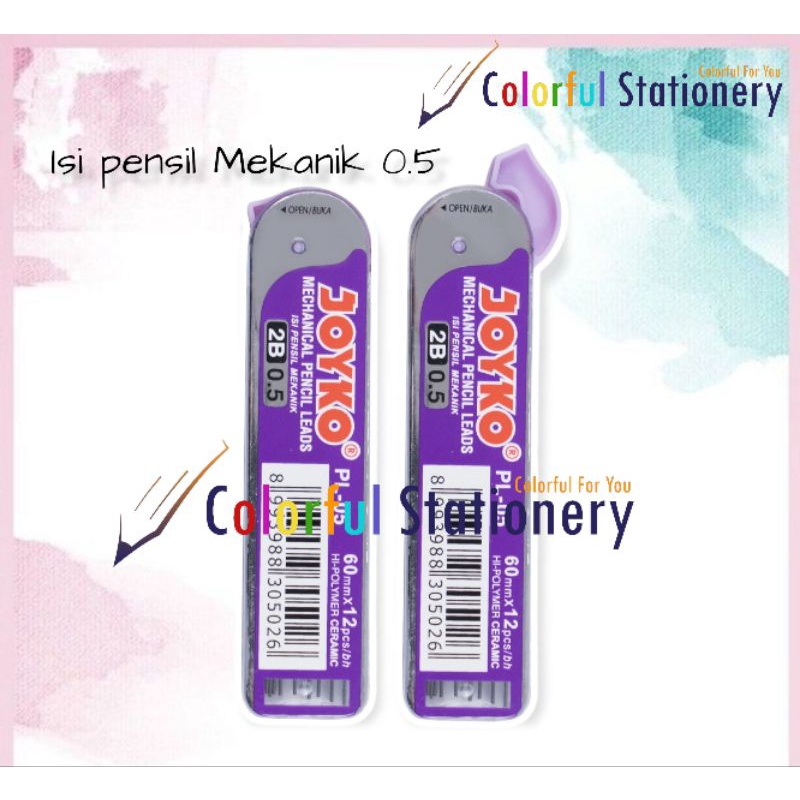 

Isi Pensil Mekanik 0.5 2B Joyko PL-05 (Pcs)