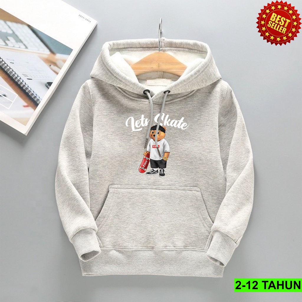 Hoodie LETS SAKTE Anak Laki Laki Perempuan / Jaket BEST SELLER  Anak Usia 2 3 4 5 6 7 8 9 10 11 12 Tahun / Sweater TERBARU Anak Cewek Cowok  Switer Distro Bisa COD