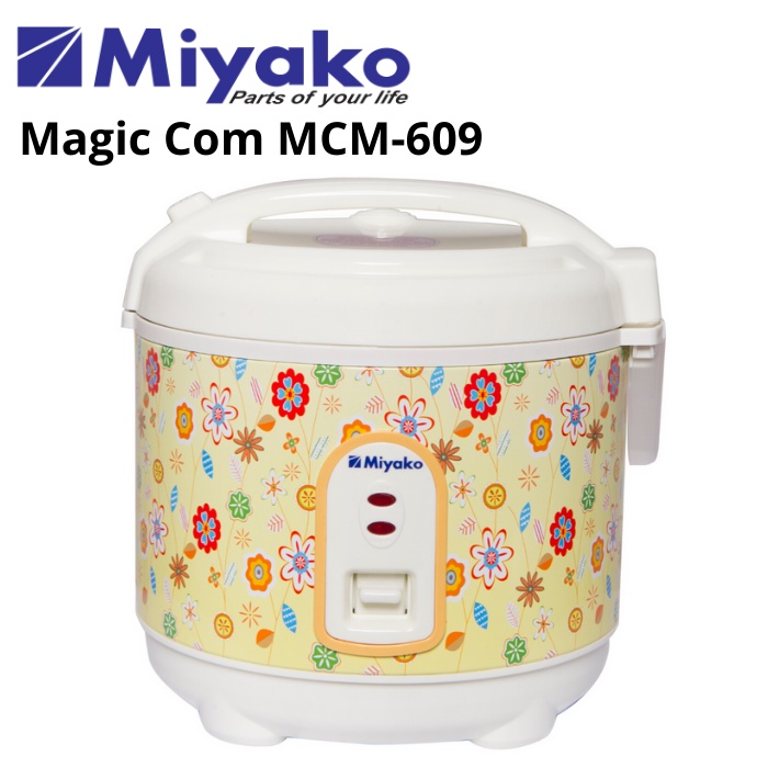 Miyako Rice Cooker MCM609 / Magic Com MCM 609 / Mini Magic Warmer Plus 0.6 Liter / 0,6 L / 0,6L