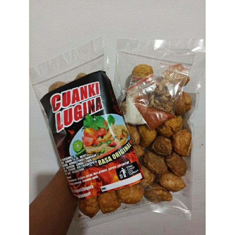 

Cuanki LUGINA isi 20 pcs 250 gram / makanan instan