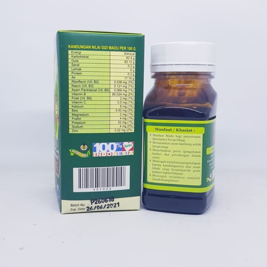 Madu terapi lambung 170 gram - Madu lambung original - Madu maag herbal alami