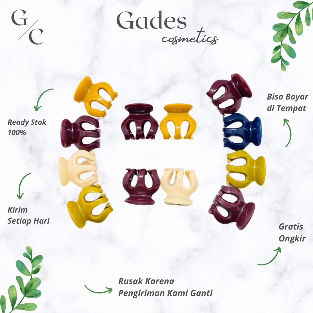 [COD] JEDAI ORI BANGKOK 2cm Premium Jepit Rambut Jedai Mini 1 Pcs Jepitan GROSIR