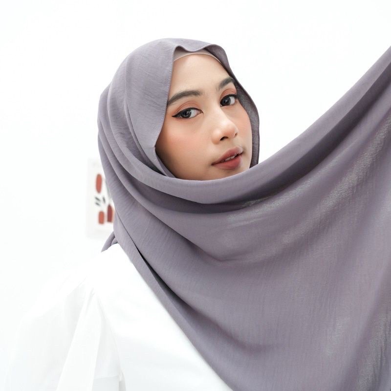 Pashmina Oval Crinklel Airflow Pasmina Terbaru 2023