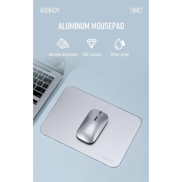 Robot RP03  Aviation Alumunium Mouse Pad