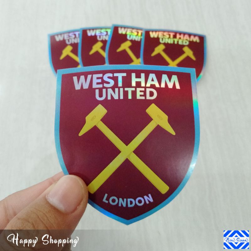 

Sticker West Ham United Hologram Anti Air Murah
