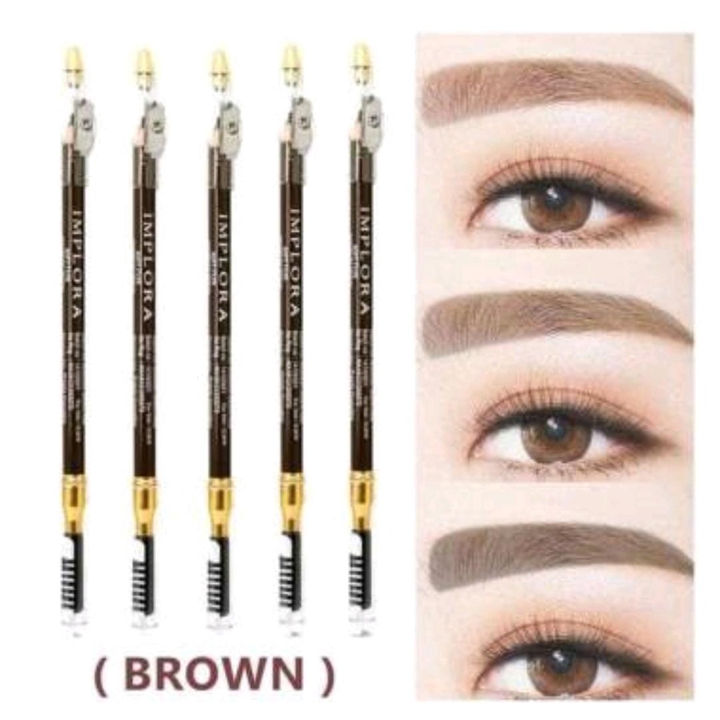 Pensil Alis Implora Warna Coklat