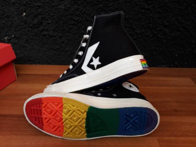 CONVERSE HIGH 70.S PLAYER RAINBOW PREMIUM BNIB MADE IN VIETNAM  SIZE 40/41/42/43/44