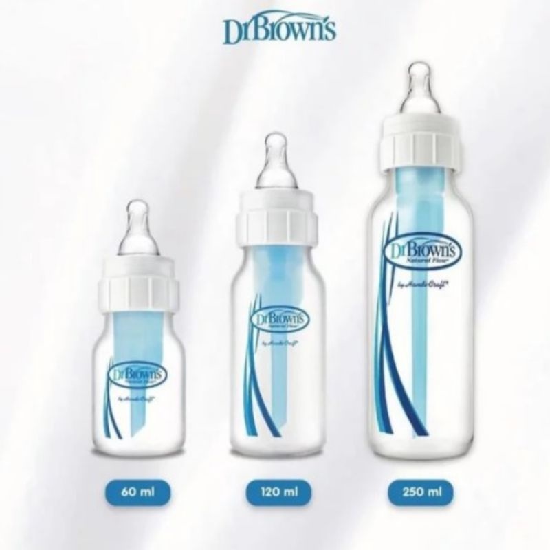 Dr Brown's natural flow reduces colic 60ml-120ml - 250ml