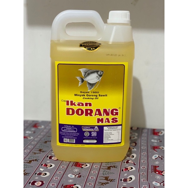 

Minyak Goreng Ikan Dorang Mas 5 Liter