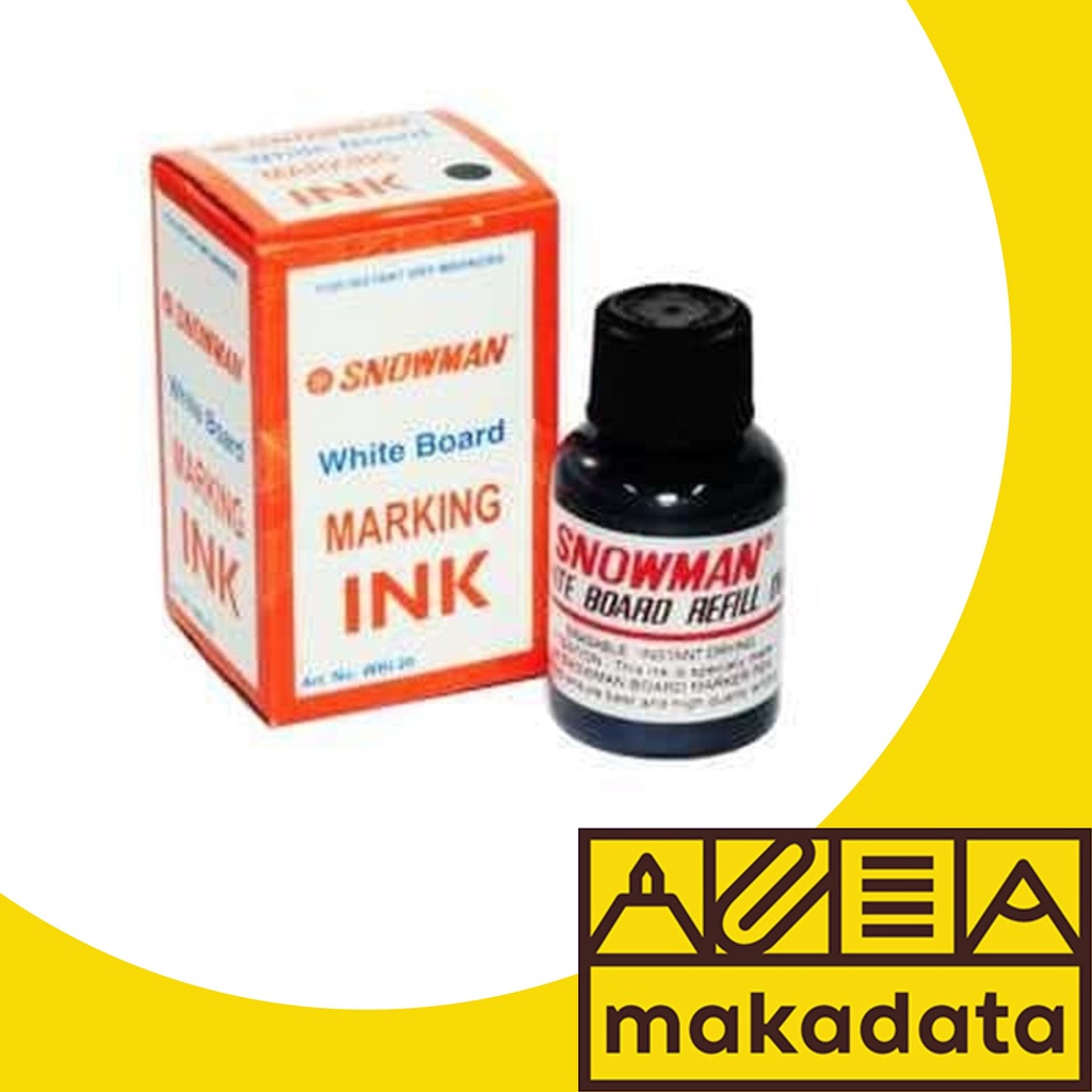 

ISI TINTA / REFILL TINTA SPIDOL WHITE BOARD SNOWMAN MURAH
