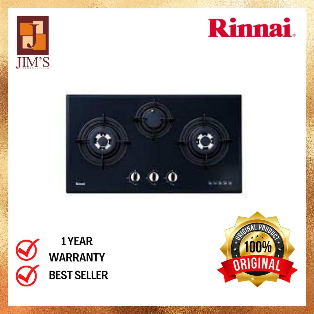RINNAI RB713NGB KOMPOR TANAM 3 TUNGKU