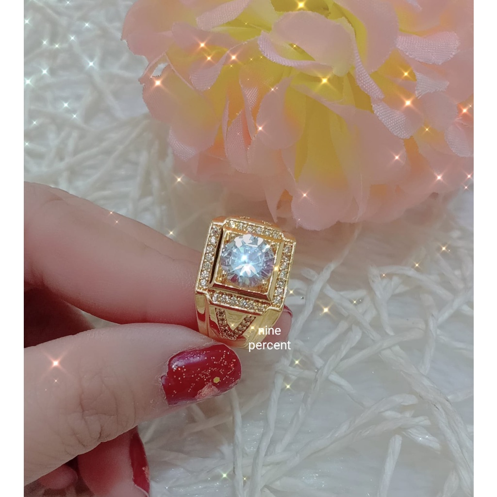 [Bayar di Tempat] CINCIN BATU PERMATA PRIA SUPER KEREN - SUPER BEST