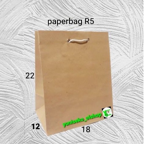

Paperbag R5 polos (18x12x22)