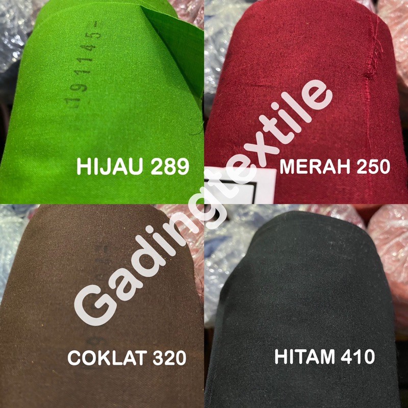 ( per 1 roll ) kain ero erro hero golden mella katun sari warna sariwarna rollan lebar 115 cm bahan pakaian furing lapisan lembut baju koko gamis kaftan kemeja rok celana batik kerudung krudung jilbab hijab segi empat seragam sekolah craft kerajinan